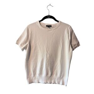 Worthington Cotton Crewneck Knit Short Sleeve Top